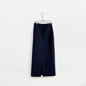 Significant Other Sinead Skirt in Midnight Pinstripe